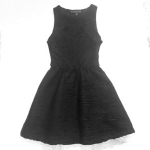 Topshop Black Ruched Dress 4P (fits like a 0P)